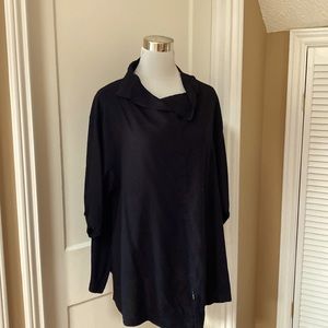 Kaliyana black tunic top